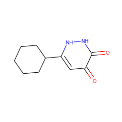 O=c1cc(C2CCCCC2)[nH][nH]c1=O ZINC000095589149