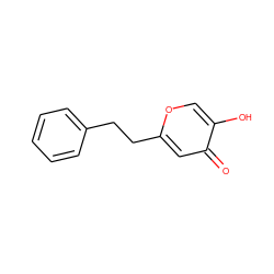 O=c1cc(CCc2ccccc2)occ1O ZINC000096272004