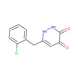 O=c1cc(Cc2ccccc2Cl)[nH][nH]c1=O ZINC000205759009