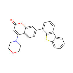 O=c1cc(N2CCOCC2)c2ccc(-c3cccc4c3sc3ccccc34)cc2o1 ZINC000049775603