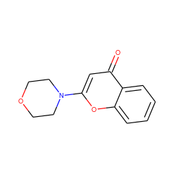 O=c1cc(N2CCOCC2)oc2ccccc12 ZINC000000004590