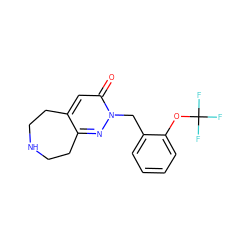 O=c1cc2c(nn1Cc1ccccc1OC(F)(F)F)CCNCC2 ZINC000045300944