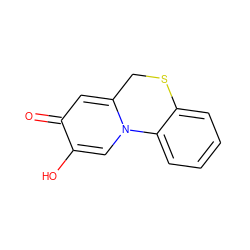 O=c1cc2n(cc1O)-c1ccccc1SC2 ZINC000299866412