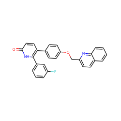 O=c1ccc(-c2ccc(OCc3ccc4ccccc4n3)cc2)c(-c2cccc(F)c2)[nH]1 ZINC000473159864