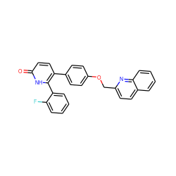 O=c1ccc(-c2ccc(OCc3ccc4ccccc4n3)cc2)c(-c2ccccc2F)[nH]1 ZINC000473153301