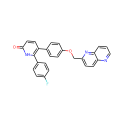 O=c1ccc(-c2ccc(OCc3ccc4ncccc4n3)cc2)c(-c2ccc(F)cc2)[nH]1 ZINC000473154321