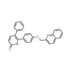 O=c1ccc(-c2ccccc2)c(-c2ccc(OCc3ccc4ccccc4n3)cc2)[nH]1 ZINC000473155211