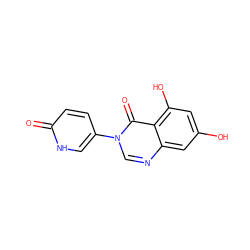 O=c1ccc(-n2cnc3cc(O)cc(O)c3c2=O)c[nH]1 ZINC000013685396