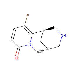 O=c1ccc(Br)c2n1C[C@H]1CNC[C@H]2C1 ZINC000101031773