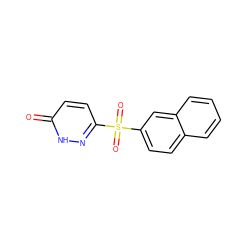 O=c1ccc(S(=O)(=O)c2ccc3ccccc3c2)n[nH]1 ZINC000013674114