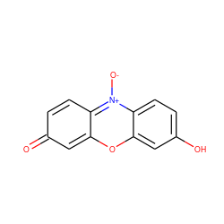 O=c1ccc2[n+]([O-])c3ccc(O)cc3oc-2c1 ZINC000003793896