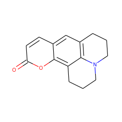 O=c1ccc2cc3c4c(c2o1)CCCN4CCC3 ZINC000000404075