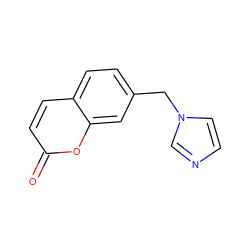 O=c1ccc2ccc(Cn3ccnc3)cc2o1 ZINC000013586720