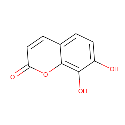 O=c1ccc2ccc(O)c(O)c2o1 ZINC000000057753