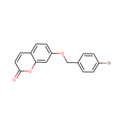 O=c1ccc2ccc(OCc3ccc(Br)cc3)cc2o1 ZINC000003512326