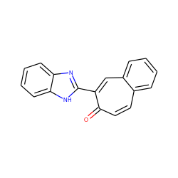 O=c1ccc2ccccc2cc1-c1nc2ccccc2[nH]1 ZINC000013588783