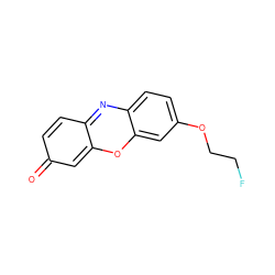 O=c1ccc2nc3ccc(OCCF)cc3oc-2c1 ZINC001772614051