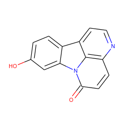 O=c1ccc2nccc3c4ccc(O)cc4n1c23 ZINC000014445191