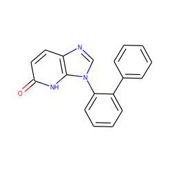 O=c1ccc2ncn(-c3ccccc3-c3ccccc3)c2[nH]1 ZINC000118268204