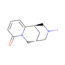 O=c1cccc2n1C[C@@H]1C[C@@H]2CN(I)C1 ZINC000101372070