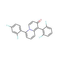 O=c1ccn2c(-c3ccc(F)cc3F)cccc2c1-c1c(F)cccc1F ZINC000034983422