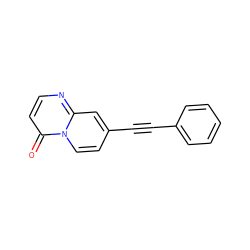 O=c1ccnc2cc(C#Cc3ccccc3)ccn12 ZINC000066073744