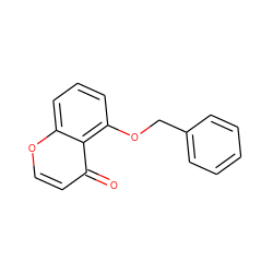 O=c1ccoc2cccc(OCc3ccccc3)c12 ZINC000084669652