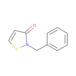 O=c1ccsn1Cc1ccccc1 ZINC000000181955