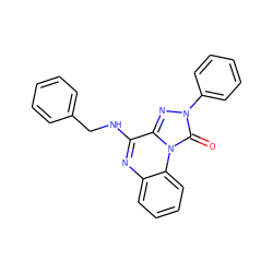 O=c1n(-c2ccccc2)nc2c(NCc3ccccc3)nc3ccccc3n12 ZINC000013672082