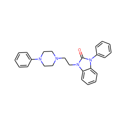 O=c1n(CCN2CCN(c3ccccc3)CC2)c2ccccc2n1-c1ccccc1 ZINC000040918132