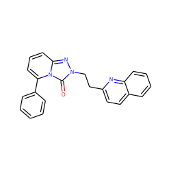 O=c1n(CCc2ccc3ccccc3n2)nc2cccc(-c3ccccc3)n12 ZINC000147676440