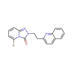 O=c1n(CCc2ccc3ccccc3n2)nc2cccc(Br)n12 ZINC000147784366