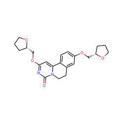 O=c1nc(OC[C@@H]2CCCO2)cc2n1CCc1cc(OC[C@@H]3CCCO3)ccc1-2 ZINC000209697958