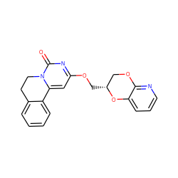 O=c1nc(OC[C@@H]2COc3ncccc3O2)cc2n1CCc1ccccc1-2 ZINC000220209016