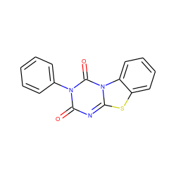 O=c1nc2sc3ccccc3n2c(=O)n1-c1ccccc1 ZINC000000134330