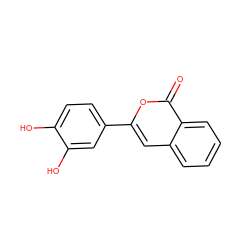 O=c1oc(-c2ccc(O)c(O)c2)cc2ccccc12 ZINC000013339726