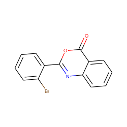 O=c1oc(-c2ccccc2Br)nc2ccccc12 ZINC000000070198