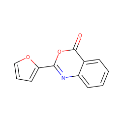 O=c1oc(-c2ccco2)nc2ccccc12 ZINC000000150214