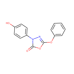 O=c1oc(Oc2ccccc2)nn1-c1ccc(O)cc1 ZINC000140402937