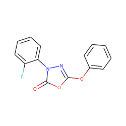 O=c1oc(Oc2ccccc2)nn1-c1ccccc1F ZINC000140459457