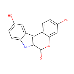 O=c1oc2cc(O)ccc2c2c1[nH]c1ccc(O)cc12 ZINC000073198175