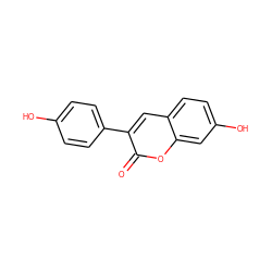 O=c1oc2cc(O)ccc2cc1-c1ccc(O)cc1 ZINC000038418848