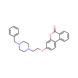 O=c1oc2cc(OCCN3CCN(Cc4ccccc4)CC3)ccc2c2ccccc12 ZINC000224332271