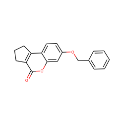 O=c1oc2cc(OCc3ccccc3)ccc2c2c1CCC2 ZINC000000129960