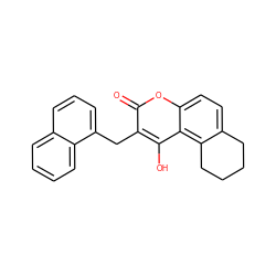 O=c1oc2ccc3c(c2c(O)c1Cc1cccc2ccccc12)CCCC3 ZINC000045257930