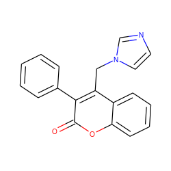 O=c1oc2ccccc2c(Cn2ccnc2)c1-c1ccccc1 ZINC000013586724