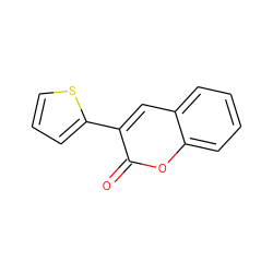 O=c1oc2ccccc2cc1-c1cccs1 ZINC000071318533