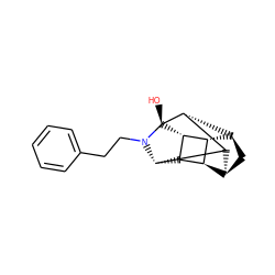 O[C@@]12[C@@H]3[C@H]4C[C@@H]5[C@@H]3[C@H]([C@H]3[C@H]5[C@@H]4[C@H]31)N2CCc1ccccc1 ZINC000254086129