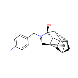 O[C@@]12[C@@H]3[C@H]4C[C@H]5[C@@H]6[C@@H]4[C@@H]1[C@@H]6[C@@H]([C@H]53)N2Cc1ccc(I)cc1 ZINC000261134112