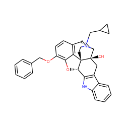 O[C@@]12Cc3c([nH]c4ccccc34)[C@@H]3Oc4c(OCc5ccccc5)ccc5c4[C@@]31CCN(CC1CC1)[C@@H]2C5 ZINC000027083570